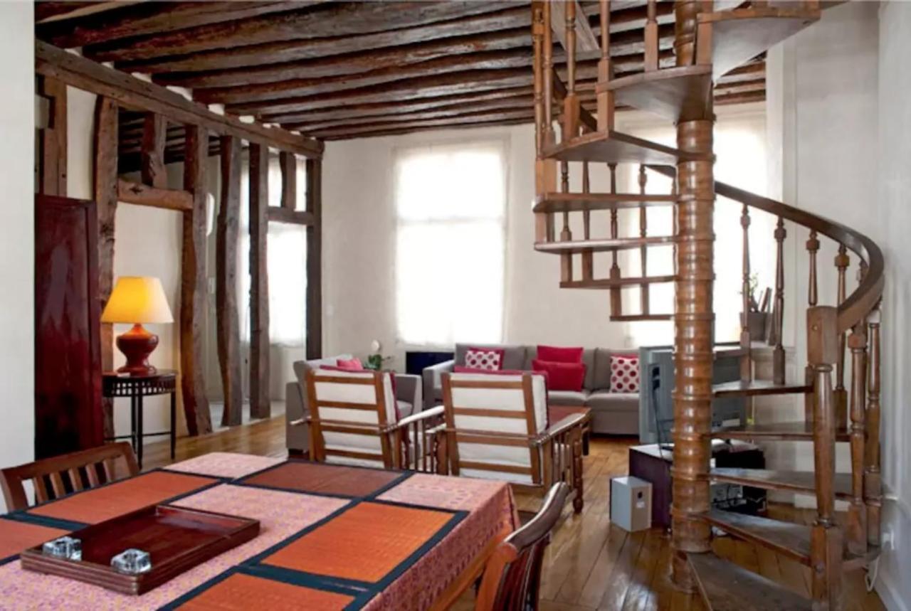 Charming Cosy Triplex In Trendy Marais Apartman Párizs Kültér fotó
